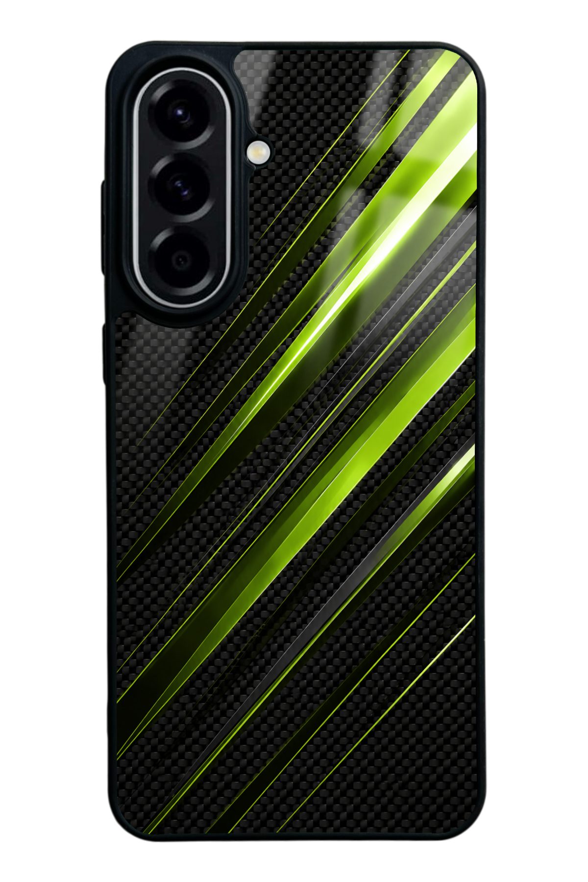 Neon karbon desenli telefon kılıfı — Samsung A57
