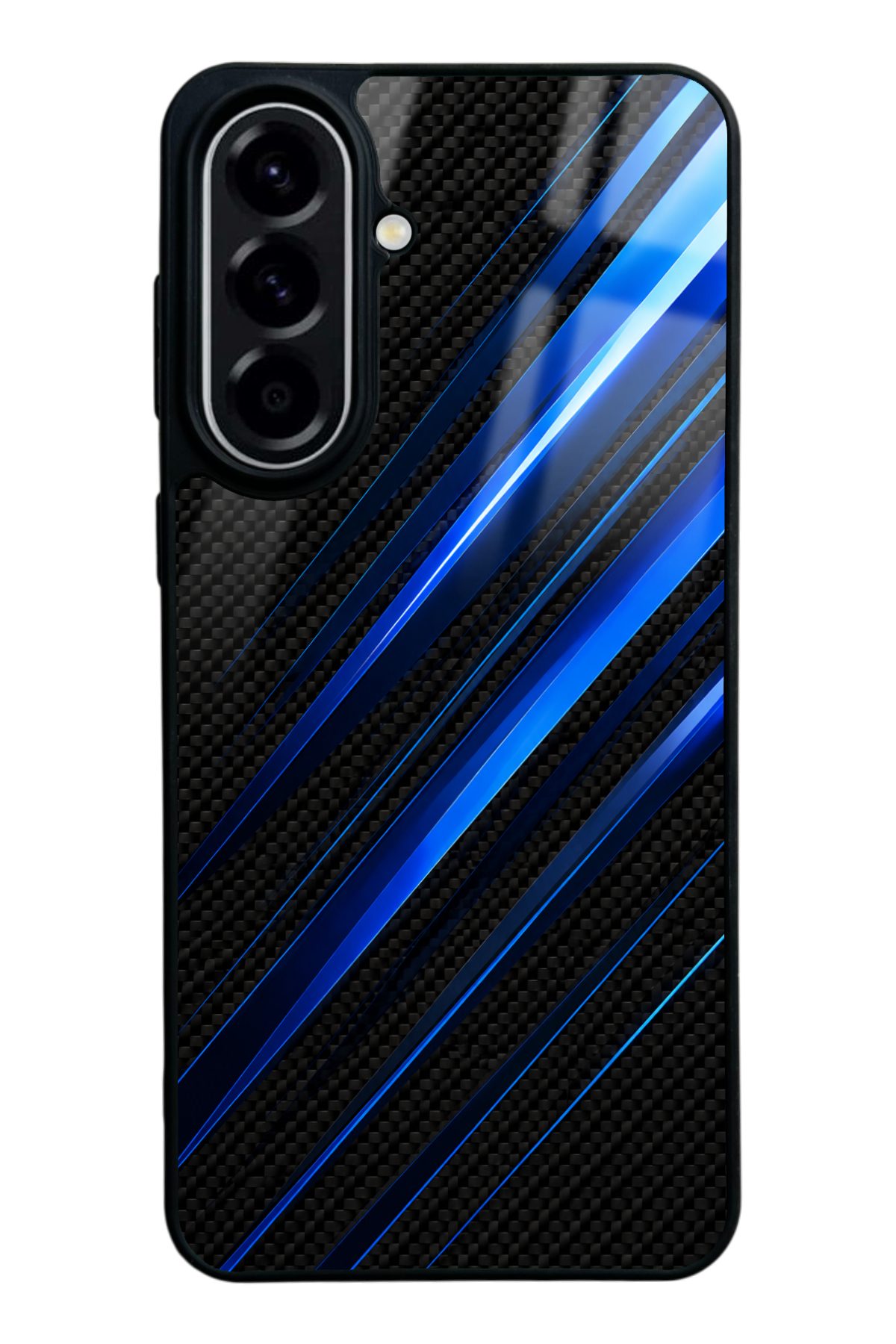 Safir karbon desenli telefon kılıfı — Samsung A57