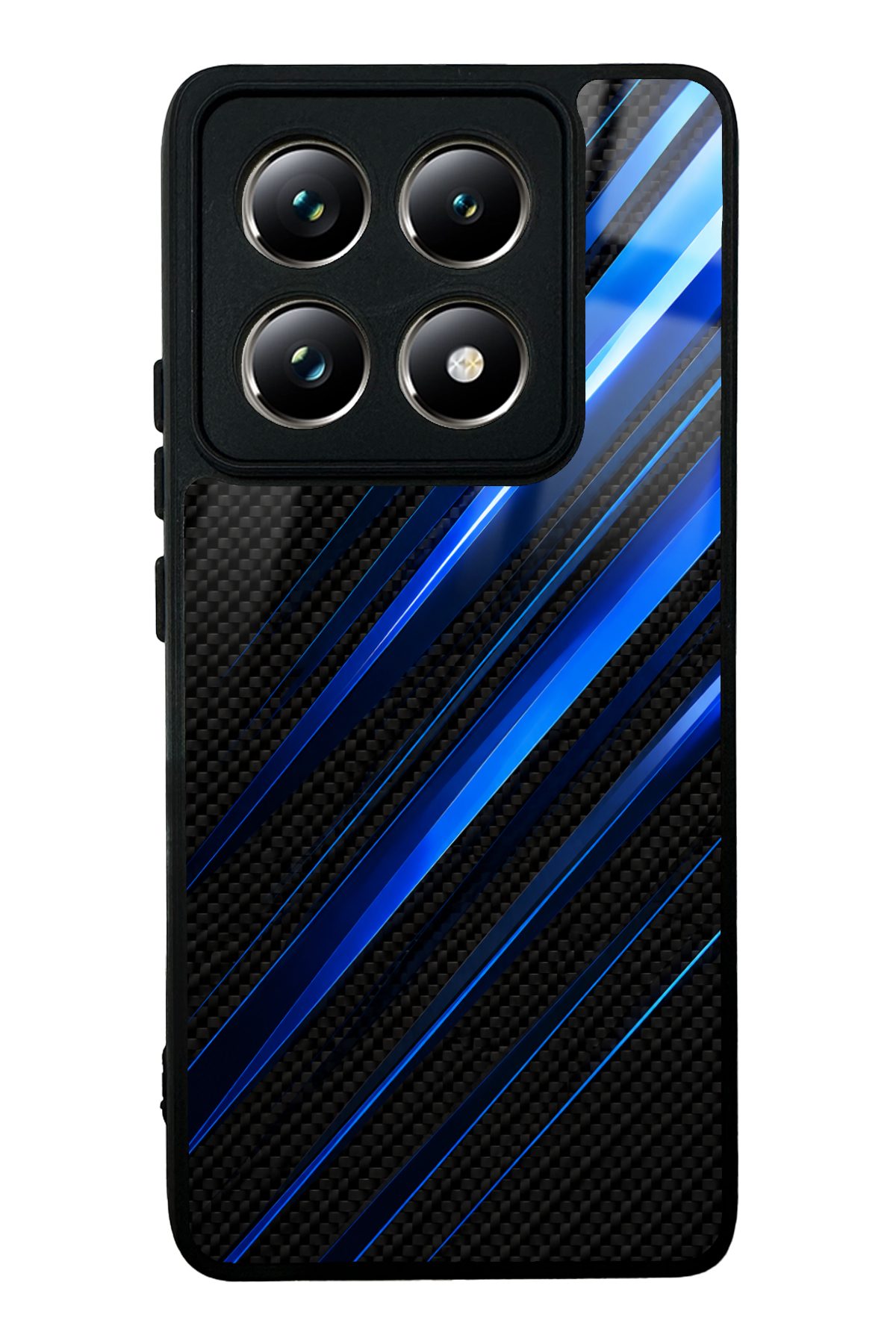 Safir karbon desenli telefon kılıfı — Xiaomi Mi 14T Pro